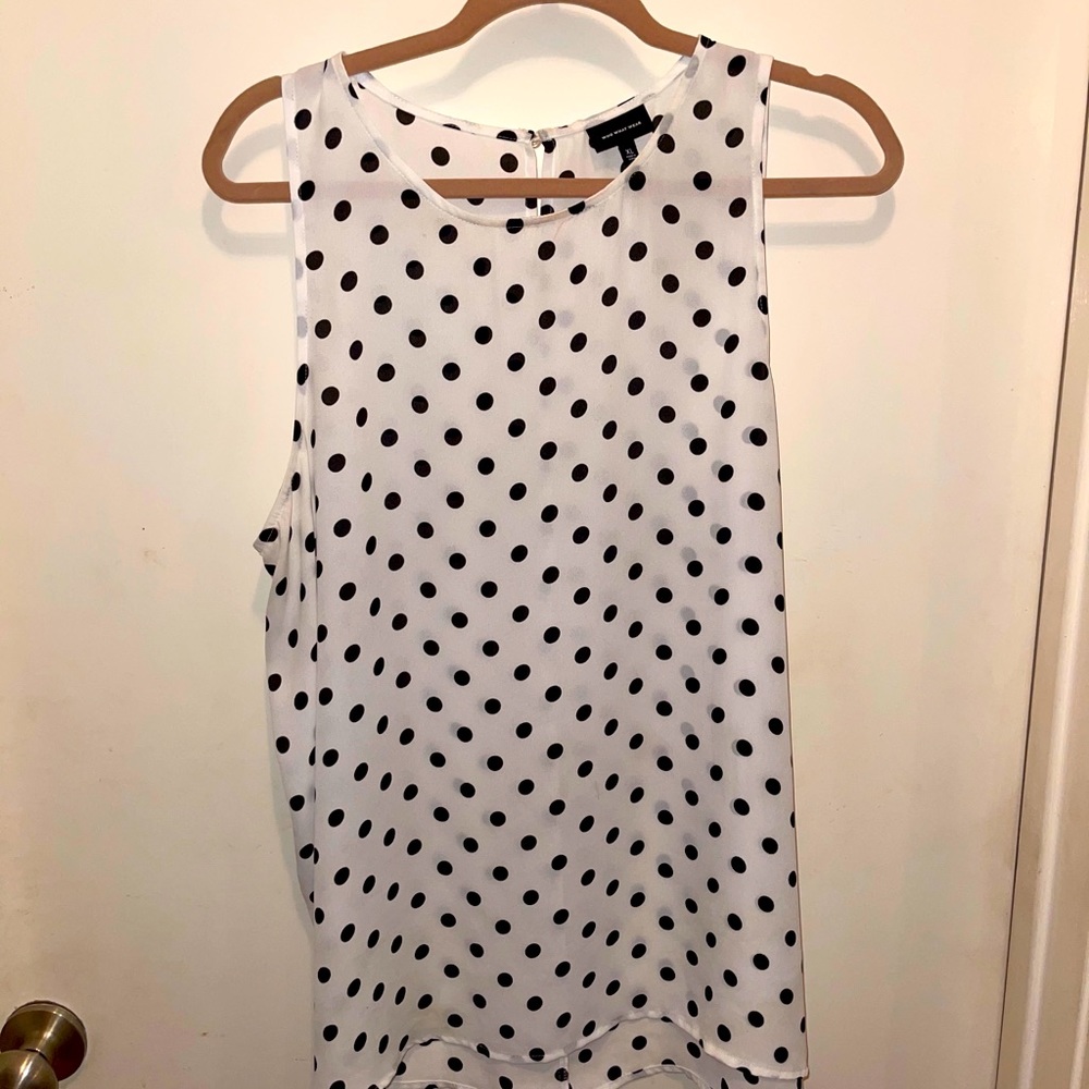 Black & White Polka Dot Blouse